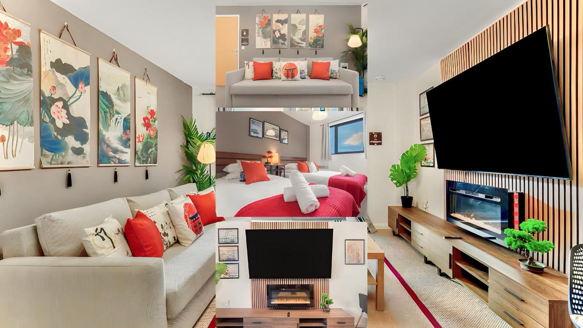 Japanese Suite 2Bed 2Bath, Free Park, Netfix, 75 Inch Tv, Games - City Centre- Maihom Birmingham Exterior foto