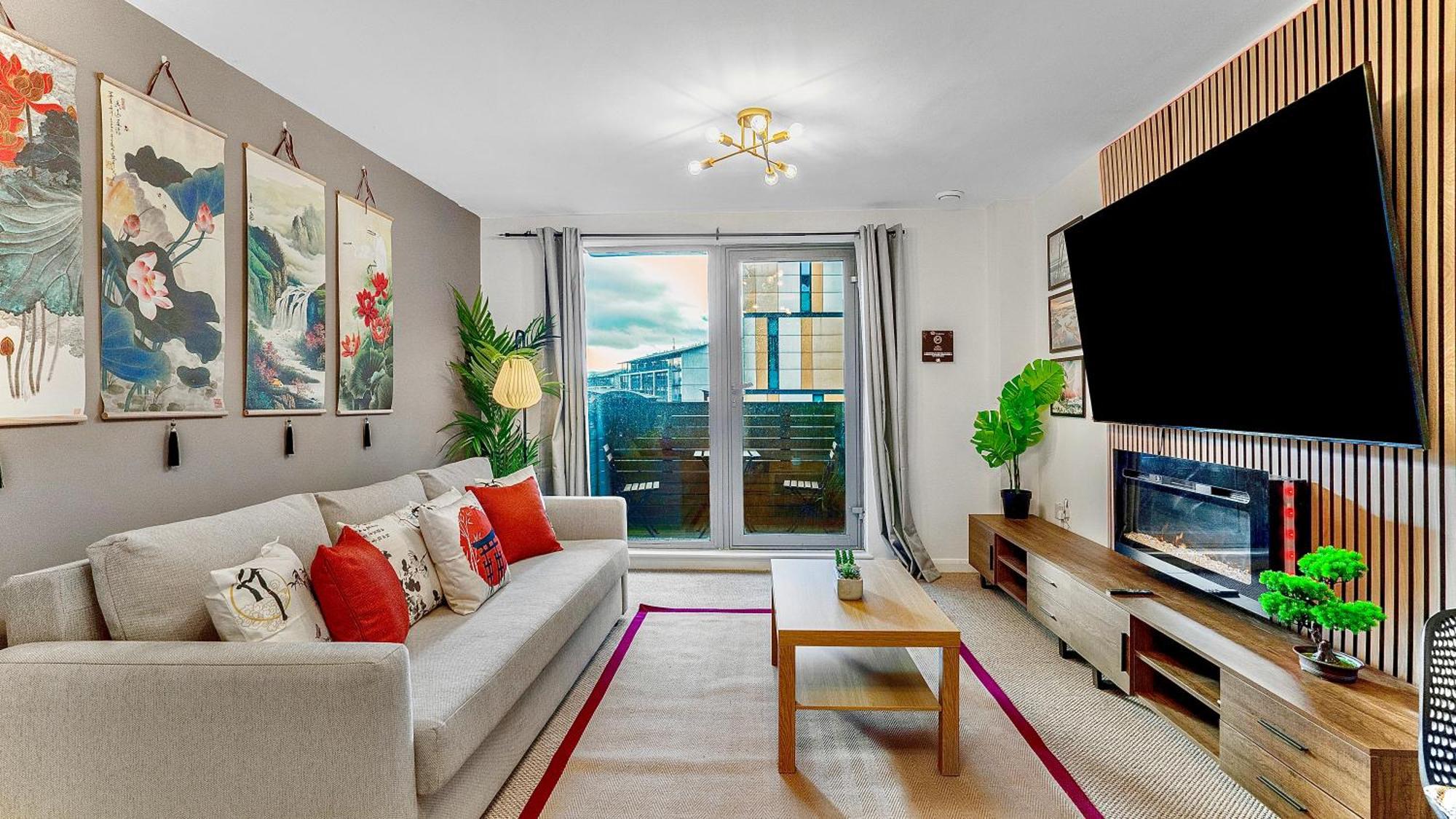 Japanese Suite 2Bed 2Bath, Free Park, Netfix, 75 Inch Tv, Games - City Centre- Maihom Birmingham Exterior foto