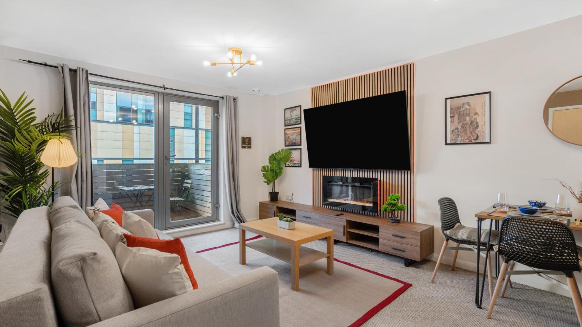 Japanese Suite 2Bed 2Bath, Free Park, Netfix, 75 Inch Tv, Games - City Centre- Maihom Birmingham Exterior foto