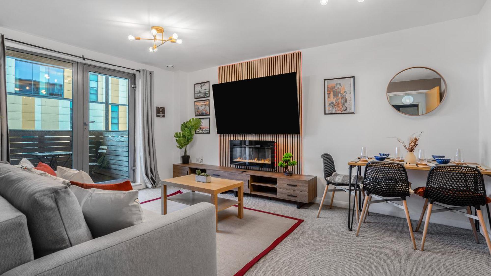 Japanese Suite 2Bed 2Bath, Free Park, Netfix, 75 Inch Tv, Games - City Centre- Maihom Birmingham Exterior foto